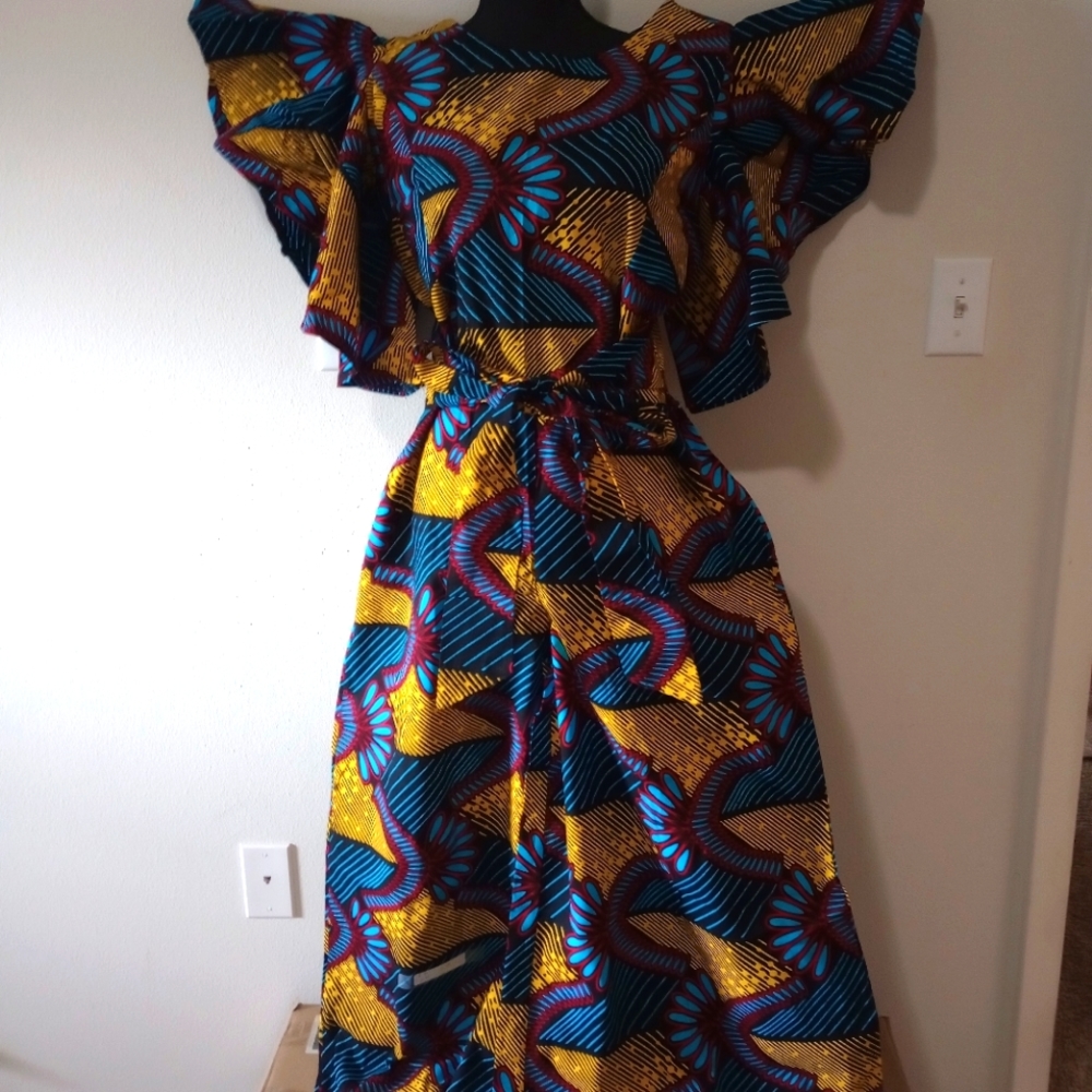 African Ankara Jumpsuit
